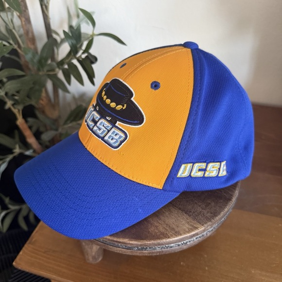 Captivating Headwear Other - UCSB Santa Barbara Gauchos Dad Hat Baseball Cap Gold Blue Embroidered Logo OSFM